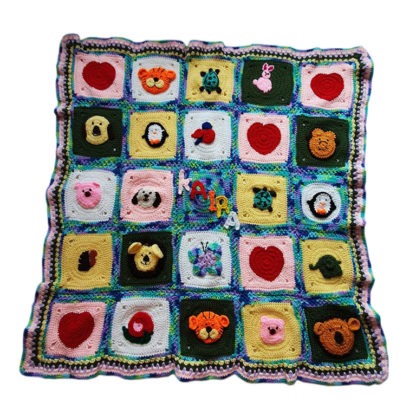 Customized Knitted Baby Quilt