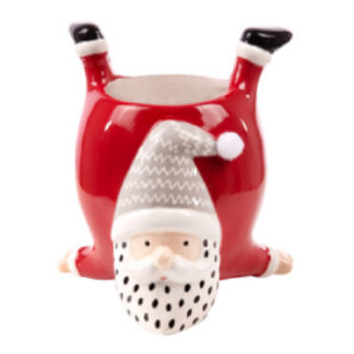 Ceramic Santa Planter