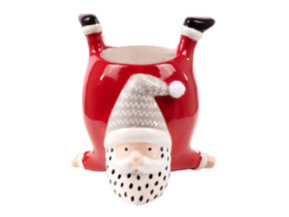 Ceramic Santa Planter