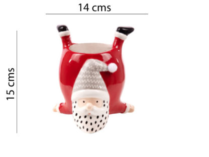 Ceramic Santa Planter